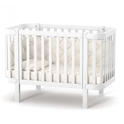 Ліжко дитяче "Верес ЛД 5" Moнако білий  Ліжко дитяче "Верес ЛД 5" Moнако білий