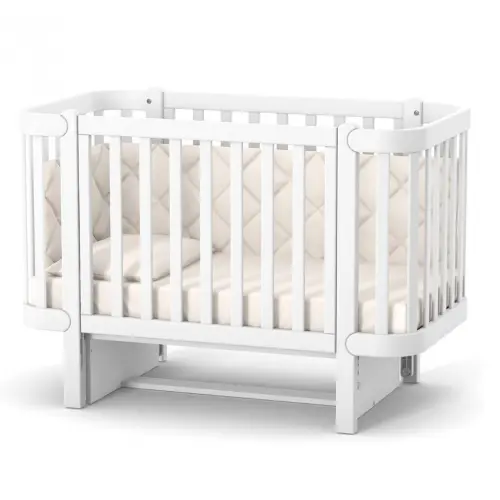 Ліжко дитяче "Верес ЛД 5" Moнако білий  Ліжко дитяче "Верес ЛД 5" Moнако білий