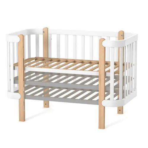 Ліжко дитяче "Верес ЛД 5" Moнако графітово-білий Ліжко дитяче "Верес ЛД 5" Moнако графітово-білий