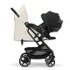 Прогулянкова коляска Cybex Beezy Canvas White Фото-5 Прогулянкова коляска Cybex Beezy Canvas White Фото-5