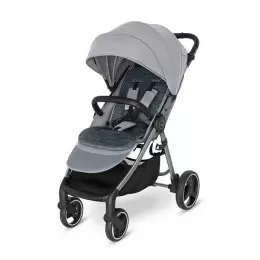 Прогулянковий візок Baby Design WAVE 2021 (107 SILVER GRAY)