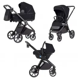 Коляска універсальна CARRELLO Omega CRL-6545 (3in1) Cosmo Black /1/