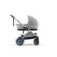 Коляска прогулянкова Cybex e-Gazelle S Comfort: Storm Grey Фото-4