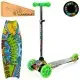 Самокат iTrike MINI Принт (Зелений) Фото-1