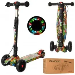 Самокат iTrike MAXI  (Чорний)