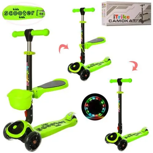 Самокат iTrike MAXI (Салатовий) Самокат iTrike MAXI (Салатовий)