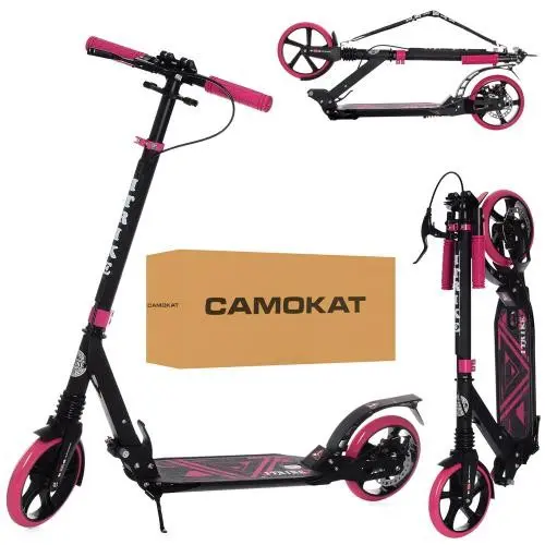 Самокат iTrike для дорослих (Чорно-рожевий) Самокат iTrike для дорослих (Чорно-рожевий)