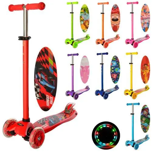 Самокат iTrike MAXI Принт (Червоний) Самокат iTrike MAXI Принт (Червоний)