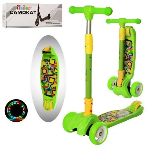 Самокат iTrike MAXI складний (Зелений) Самокат iTrike MAXI складний (Зелений)