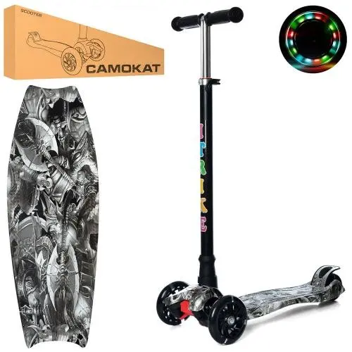 Самокат iTrike MAXI Принт (Сірий) Самокат iTrike MAXI Принт (Сірий)