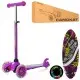 Самокат iTrike MINI Принт (Фіолетовий) Фото-1 Самокат iTrike MINI Принт (Фіолетовий) Фото-1