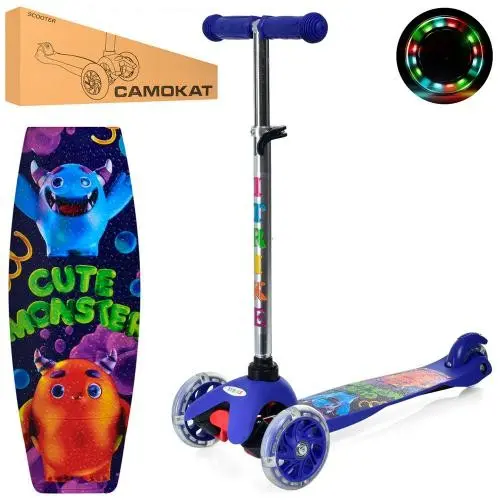 Самокат iTrike MINI Принт (Синій) Самокат iTrike MINI Принт (Синій)