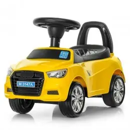 Каталка-толокар Audi  Bambi MP3 (Жовтий)